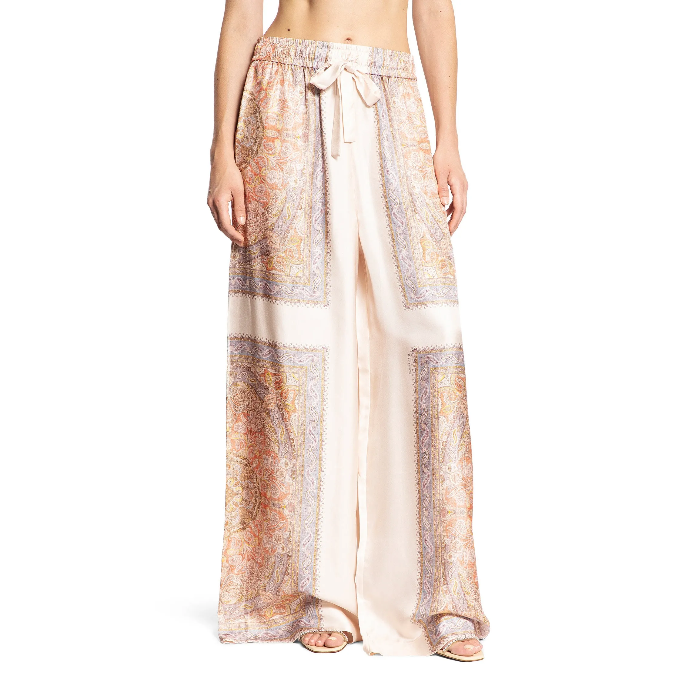 ZIMMERMANN WOMAN MULTICOLOR TROUSERS